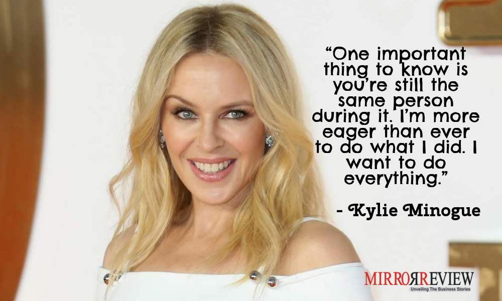 breast cancer awareness quotes by Kylie Minogue