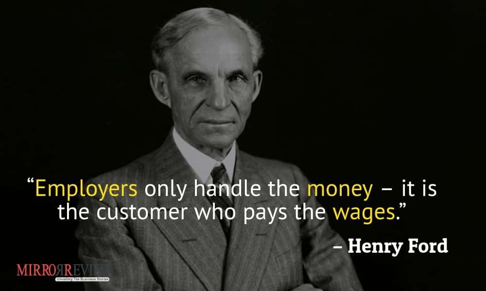 Top Motivational Henry Ford Quotes - Mirror Review Quote