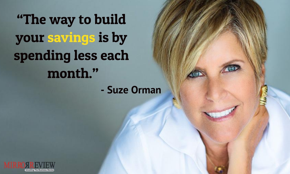 saving quotes by Suze Orman