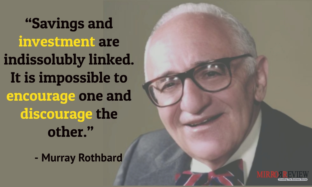 saving quotes by Murray Rothbard