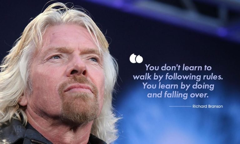 25 Inspiring Richard Branson Quotes to stay motivated in tough times.